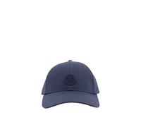 MONCLER casquette en coton femme bleue - UNI