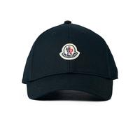 Moncler Casquette de baseball en gabardine Femme Noir Taille ONE Size