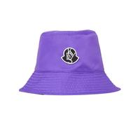 Moncler - Chapeau Seau avec Logo Patch Élégant - Femme - Accessoires - Violet - Taille: M