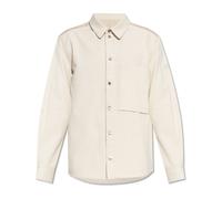 Moncler - Chemise avec poche - Homme - Chemises - Beige - Taille: XS