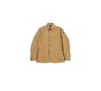 Moncler - Chemise Beige Oversize en Coton et Lin - Homme - Vestes - Brun - Taille: L