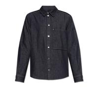 Moncler - Chemise en jean - Homme - Chemises - Bleu - Taille: 2XL