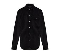 Moncler - Chemise en velours côtelé - Homme - Chemises - Noir - Taille: 2XL