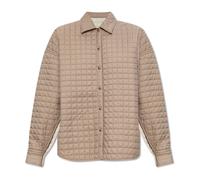 Moncler - Chemise matelassée - Femme - Vestes - Beige - Taille: 34 FR