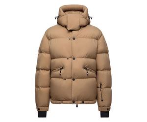 Moncler - Coraia Veste de ski à capuche en duvet - Homme - Vestes - Brun - Taille: M