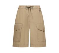 Moncler - Cotton Poplin Cargo Shorts - Homme - Shorts - Beige - Taille: XL