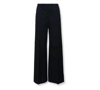 Moncler - Cotton Poplin Pants - Femme - Pantalons - Bleu - Taille: 40 FR
