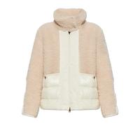 Moncler - Doudoune Courte Capuche Glorieux - Femme - Vestes - Beige - Taille: 36 FR