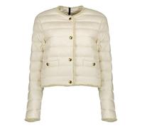 Moncler - Doudoune courte Fleurs blanche - Femme - Vestes - Blanc - Taille: 42 FR