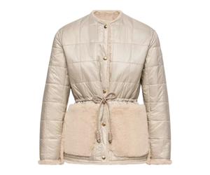 Moncler - Doudoune réversible - Femme - Vestes - Beige - Taille: 40 FR