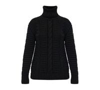 Moncler - Ee72 Pull Col Roulé en Laine - Femme - Pulls - Noir - Taille: 38 FR