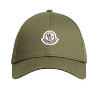 Moncler, Femme, Accessoires, Vert, Taille: ONE Size Casquette de baseball en gabardine de coton