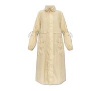 Moncler, Femme, Manteaux, Beige, Taille: 40 FR Manteau Lins