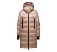 Moncler, Femme, Manteaux, Rose, Taille: 40 FR Rochelairs Long Down Jacket