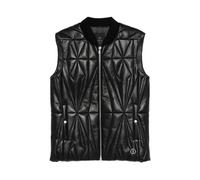 Moncler - Geocamo Flight Nappa Leather Vest - Homme - Vestes - Noir - Taille: M