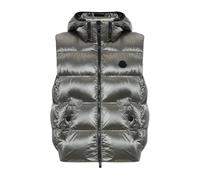 Moncler - Gilet à capuche Fluidite - Femme - Vestes - Gris - Taille: 44 FR