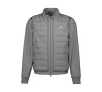 Moncler - Gilet à patch logo - Homme - Vestes - Gris - Taille: 2XL