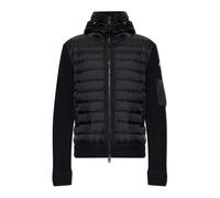 Moncler - Gilet avec duvet devant - Homme - Pulls - Noir - Taille: 2XL