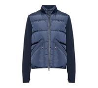 Moncler - Gilet Cardigan Zippé Rembourré - Homme - Pulls - Bleu - Taille: XL