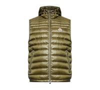 Moncler - Gilet en duvet - Homme - Vestes - Vert - Taille: XL