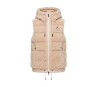 Moncler - Gilet Teddy à Capuche Isolant - Femme - Vestes - Beige - Taille: 40 FR