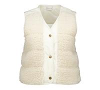 Moncler - Gilet Teddy matelassé - Femme - Vestes - Beige - Taille: 34 FR