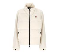 Moncler - Gilet zippé - Femme - Vestes - Beige - Taille: 40 FR