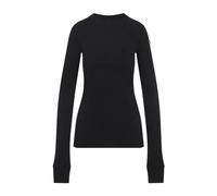 Moncler - Girder LS T-Shirt - Femme - Tops - Noir - Taille: 42 FR