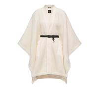 Moncler - Grenoble Belted Cape - Femme - Vestes - Blanc - Taille: ONE Size