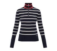 Moncler - Haut avec un motif rayé - Femme - Pulls - Bleu - Taille: 38 FR