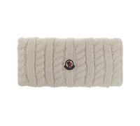 Moncler - Headband à logo - Femme - Accessoires - Beige - Taille: ONE Size