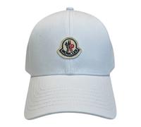 Moncler, Homme, Accessoires, Blanc, Taille: ONE Size Casquette de baseball monogramme