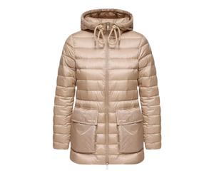 Moncler - Jasmin Short Down Jacket - Femme - Manteaux - Beige - Taille: 40 FR