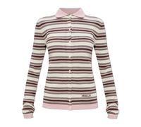 Moncler - Logo Cardigan - Femme - Pulls - Beige - Taille: 40 FR