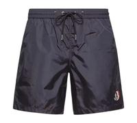 Moncler - Logo Patch Swim Shorts - Homme - Maillots de bain - Bleu - Taille: XL