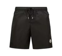 Moncler - Logo Patch Swim Shorts - Homme - Maillots de bain - Noir - Taille: 2XL