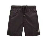 Moncler - Logo Patch Swim Shorts - Homme - Maillots de bain - Noir - Taille: S