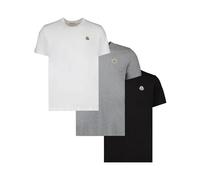 Moncler - Lot de 3 T-shirts Classiques à Col Rond - Homme - Tops - Multicolore - Taille: 3XL