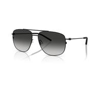 Moncler Unisex Moncler ME4004 ALUMNI 10013C Lunettes de soleil Acier Noir Gris Pilote Normale Nuancé