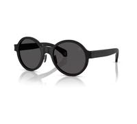 Moncler - Lunettes de Soleil Noires Mat avec Ombrage Gris - unisex - Accessoires - Noir - Taille: 52 MM