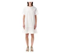 Moncler - Mini-robe à volants - Femme - Robes - Blanc - Taille: 38 FR