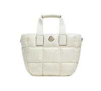 Moncler - Mini Sac Cabas Caradoc - Femme - Sacs - Blanc - Taille: ONE Size