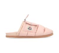 Moncler - Mon Pocket Mules en cuir matelassé - Femme - Chaussures - Rose - Taille: 38 EU