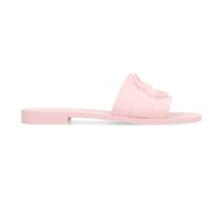 Moncler - Basile Slides - Femme - Chaussures - Rose - Taille: 37 EU
