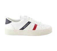 Moncler - Monaco2 Baskets en Cuir - Femme - Chaussures - Blanc - Taille: 38 EU