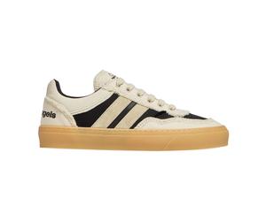 Moncler - Monaco2 Canvas Leather Baskets - Homme - Chaussures - Beige - Taille: 40 EU