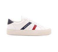 Moncler - Monaco2 Leather Baskets - Femme - Chaussures - Blanc - Taille: 36 1/2 EU