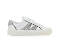 Moncler - Monaco2 Leather Baskets - Femme - Chaussures - Blanc - Taille: 36 1/2 EU