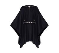Moncler - Cape en laine - Femme - Vestes - Bleu - Taille: ONE Size