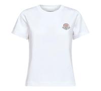 Moncler - Logo Cotton T-Shirt - Femme - Tops - Blanc - Taille: 38 FR